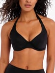 Freya Jewel Cove Plain Underwired Halterneck Bikini Top