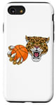 Coque pour iPhone SE (2020) / 7 / 8 Ballon de basket Jaguar Leopard Cheetah Panther