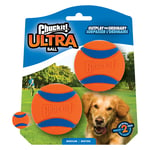 Chuckit! Ball Launcher Pro - oheen: Chuckit! Ultra Ball -pallo, koko M: Ø 6,5 cm (ei sis. Launcheria)