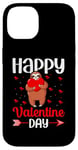 iPhone 14 Sloth Happy Valentine Day Couple Funny Valentine's Sloths Case