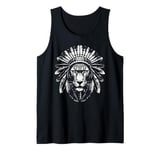 Panther Head Sunglasses Tank Top