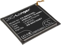 Kompatibelt med Samsung SC-54A, 3.85V, 4400 mAh