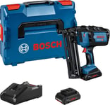 Cloueur 18V GNH 18V-64 + 2 batteries ProCORE 4 Ah + chargeur + coffret L-BOXX - BOSCH - 0601481003