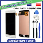 VITRE TACTILE + ECRAN LCD ORIGINAL SAMSUNG GALAXY A5 2016 BLANC A510F