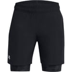 Under Armour Woven 2in1 Treningsshorts Barn - Svart - str. 164 - 176