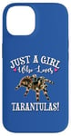 Coque pour iPhone 14 Girl Who Loves Tarantula Lover