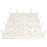 fromWOOD Blocking Board i Tre 89 hull 35x35x1,5cm