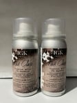 45ml x 2 = IGK First Class Charcoal Detox Dry Shampoo -  Brand New Travel Size