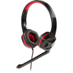 SOMIC G2 slutet headset, 2,3m kabel, svart/röd