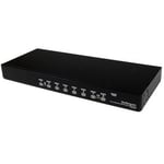 StarTech 8 Port 1U Rackmount USB PS/2 KVM Switch