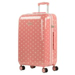 SKPAT - Valise Moyenne - Valise Rigide. Valise a Roulette. Valise Soute Avion - Valise De Voyage Résistante en Polycarbonate - Valise Ultra Légère, Cadenas à Combinaison, Corail