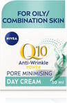 NIVEA Q10 Anti-Wrinkle Power Pore Minimising Day Cream SPF 15 (50ml),... 