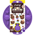 Chefclub Kids - Moule à Chocolat - Fabriquer 21 Chocolats - Silicone haute qualité alimentaire anti adhesif - Enfants - Bonbons, Glaçons