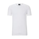 Boss Hugo Men's T-Shirt Rn 2p Co/El 10194356 01 Boxer Briefs, White, Medium