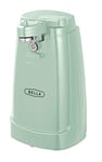 BELLA Electric Can Opener and Knife Sharpener, Multifunctional Jar and Bottle Opener with Removable Cutting Lever and Cord Storage, 60 Watt Motor, BPA Free, Stainless Steel Blade, Sage