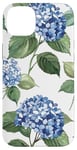 Coque pour iPhone 14 Plus Aquarelle Floral Bleu Hortensias Pretty Blue Floral