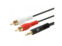 Cable 3.5Mm Minijack - 2X Rca M/M (Chinch) 2.5M