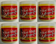 6 XBlue Magic Argan Oil Mango and Lime Leave In Hair Conditioner 13.75 oz/  390g