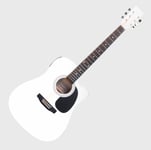 Guitare Acoustique Dreadnought Folk Pickup Tuner 3-Band EQ LCD Display Blanc