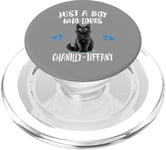 Just A Boy Who Loves Chantilly-Tiffany Cats PopSockets PopGrip for MagSafe