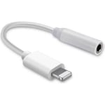 Adaptateur Prise Jack/Lightning compatible IPHONE 8 PLUS (+) Audio 3.5mm Cable Rallonge Ecouteur APPLE