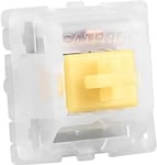 Sharkoon Switch Set Gateron Cap V2 Milky Yellow 35 Interrupteurs