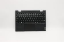 Lenovo 100e 2nd Gen Palmrest Cover Touchpad Keyboard Black 5CB0T77512