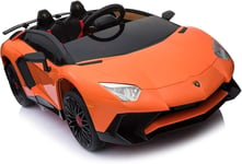 Lamborghini Ride-On Car(12V)with Lights Music Remote, 2-7 Yrs Kids Ideal Gift,UK