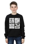 Mickey, Donald, Goofy And Pluto Boxed Sweatshirt