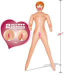 Blow Up Love Doll Inflatable Female Sex Toy 2 Holes Stag Doo Romping Rosy Doll