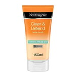 Neutrogena Clear and Defend Facial Scrub, 150 ml