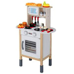 Spielwerk Cuisine pour Enfants Bois dinette cuisinière réglable Hauteur 35 Accessoires Jeu éducatif Jouet d'Imitation