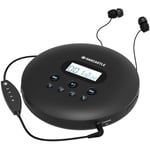 Majority Oakcastle CD100 Portable CD Player (Black)