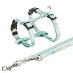 Hundsele Trixie Junior H-sele med koppel Mintgrön 27-45 cm