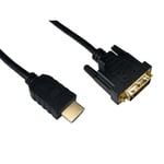 10m DVI to HDMI Cable PC to Monitor DVI-D PC Laptop to TV Adapter Converter Lead