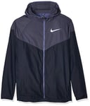 Nike M NK Windrunner Veste de Sport Homme, Obsidian/Sanded Purple/Obsidian/Reflective Silv, FR : XL (Taille Fabricant : XL)