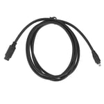 Firewire-kabel 9-stifts till 4-stifts 800 Mbps hane till hane IEEE1394 för videokamera digitalkamera skrivare skanner 1,8 m