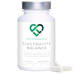 Electrolyte Balance Capsules - Sugar Free Electrolytes Tablets - 30 Servings - High Strength 1000mg Sodium Chloride, Magnesium & Potassium for Maximum Hydration - Zero Fillers - LL Supplements