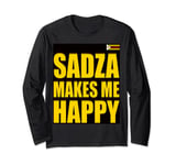 Zimbabwe Flag, Zim, Sadza Makes Me Happy, Zimbabwe Food Long Sleeve T-Shirt