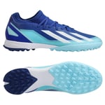 adidas X Crazyfast .3 TF Marinerush - Blå/Hvit/Rød - Turf (TF), størrelse 46⅔