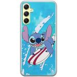 ERT GROUP Coque de téléphone Portable pour Samsung A34 5G Original et sous Licence Officielle Disney Motif Stitch 003 Parfaitement adapté à la Forme du téléphone Portable, Coque en TPU