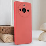 Case for Realme 11 Pro & 11 Pro Plus Silicone Flexible Matte Smudge proof Coral