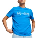 PUMA Men's Mercedes Amg Essentials Logo Tee, Ultra Blue, Medium