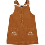 Robe enfant Sergent Major  Robe salopette velours ocre