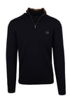 Fred Perry Mens Classic Half Zip Jumper Navy - Size 2XL