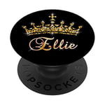 Ellie Name Crown Queen Princess Royal Design - Ellie PopSockets Swappable PopGrip