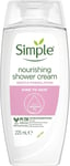 Simple Nourishing Shower Cream With Geranium Oil 225ml