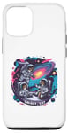 Coque pour iPhone 15 Galaxy Cats : Astronautes