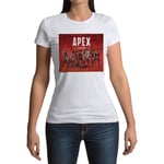 T-Shirt Femme Col Rond Apex Legends Characters Battle Royale Jeux Video