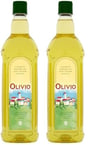 Olivio Blended Olive and Vegetable Oil, 1 Litre (Pack of 2)